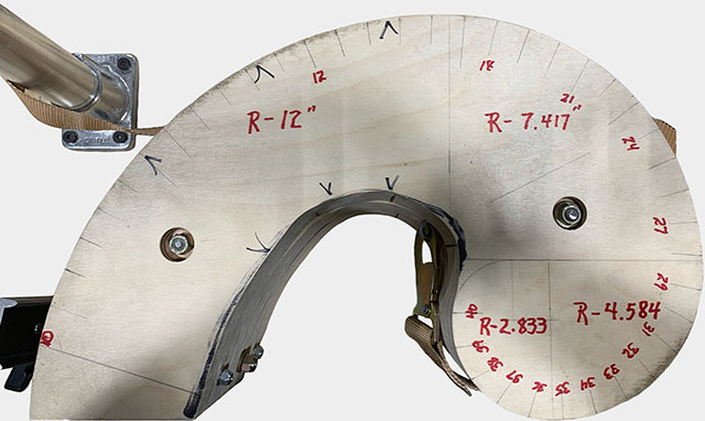 Golden Arc Ratio Flex Test Apparatus