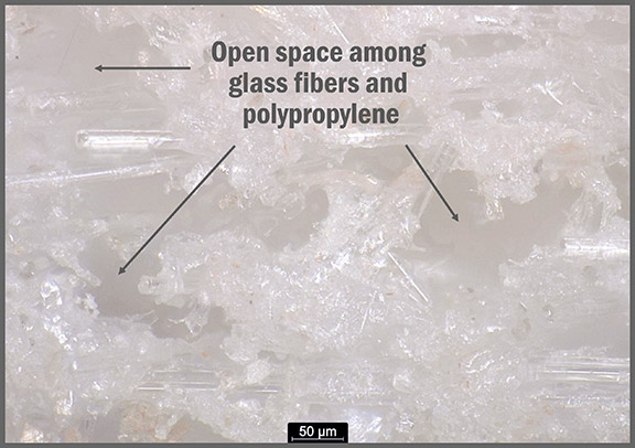 Magnified Azdel Composite Core