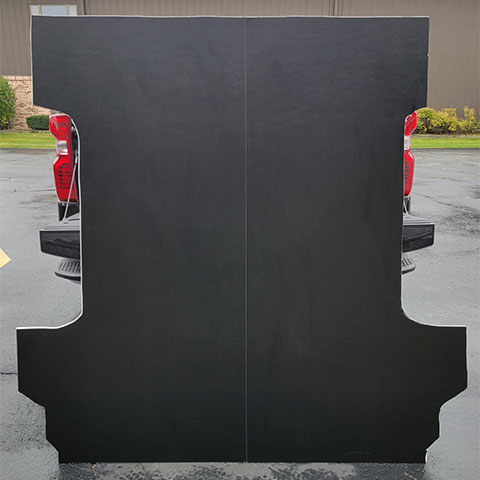 Truck Bed Liner Substrate - underside standing