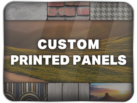 Custom Printed Panels App Button