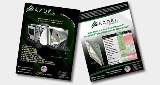 Azdel Radius Wrap and DuraBlend flyers