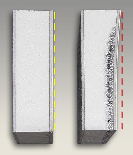 Sun Load comparison Azdel RVZ 2.7mm & Alt
