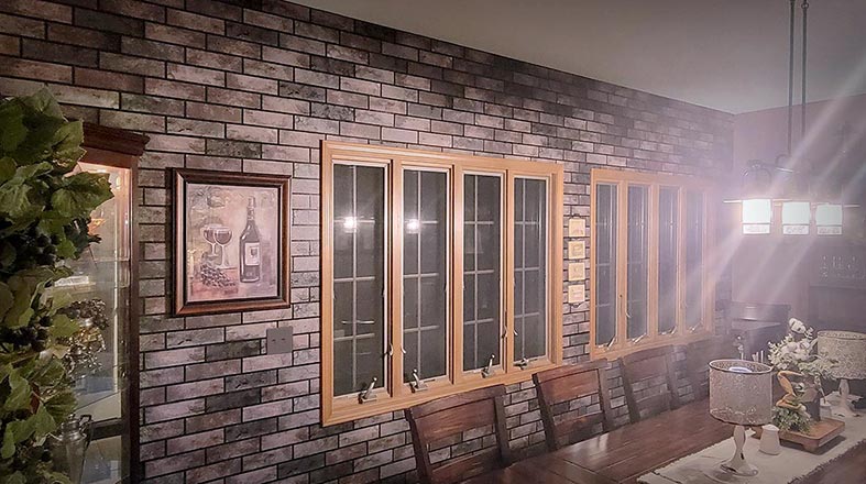 Custom Printed Panels - Brick Wall