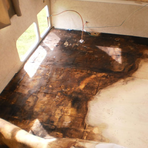 Rotted RV Floor